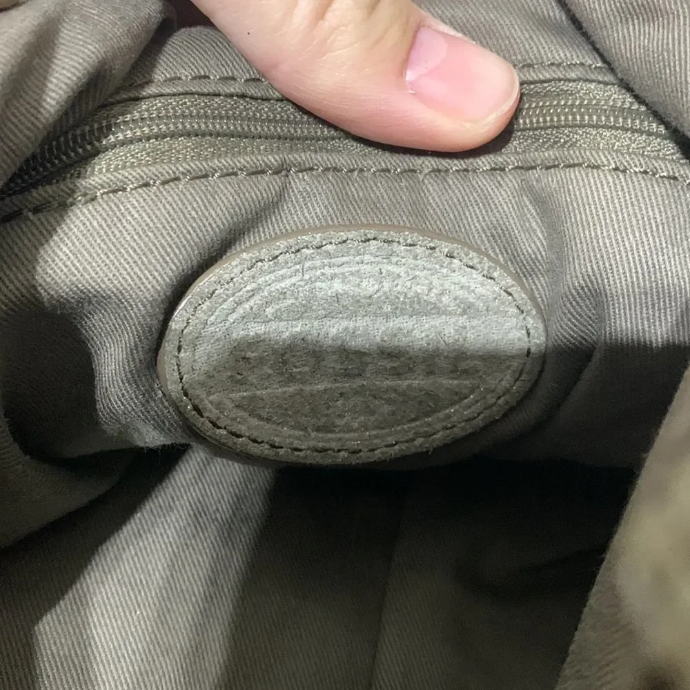 Fossil Metallic Fold Over Purse - Picture 5 of 8